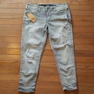 Silver Elyse Skinny Crops